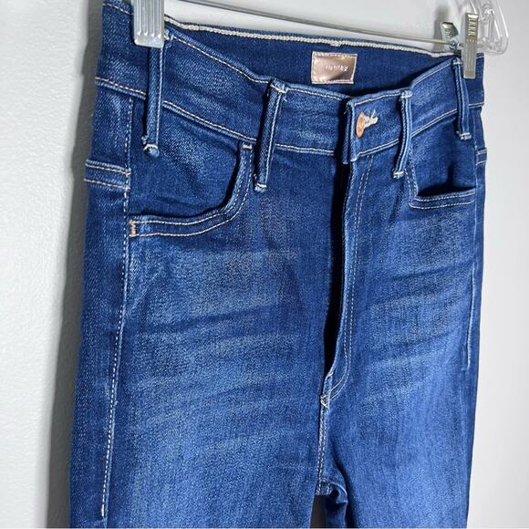 Mother The Hustler Ankle Fray Jeans in Home Movies Sz 25 - Picture 5 of 10